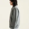 Root Classic Grey Wool & Leather Varsity Jacket