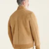 Roots Shearling Camel Varsity Jacket