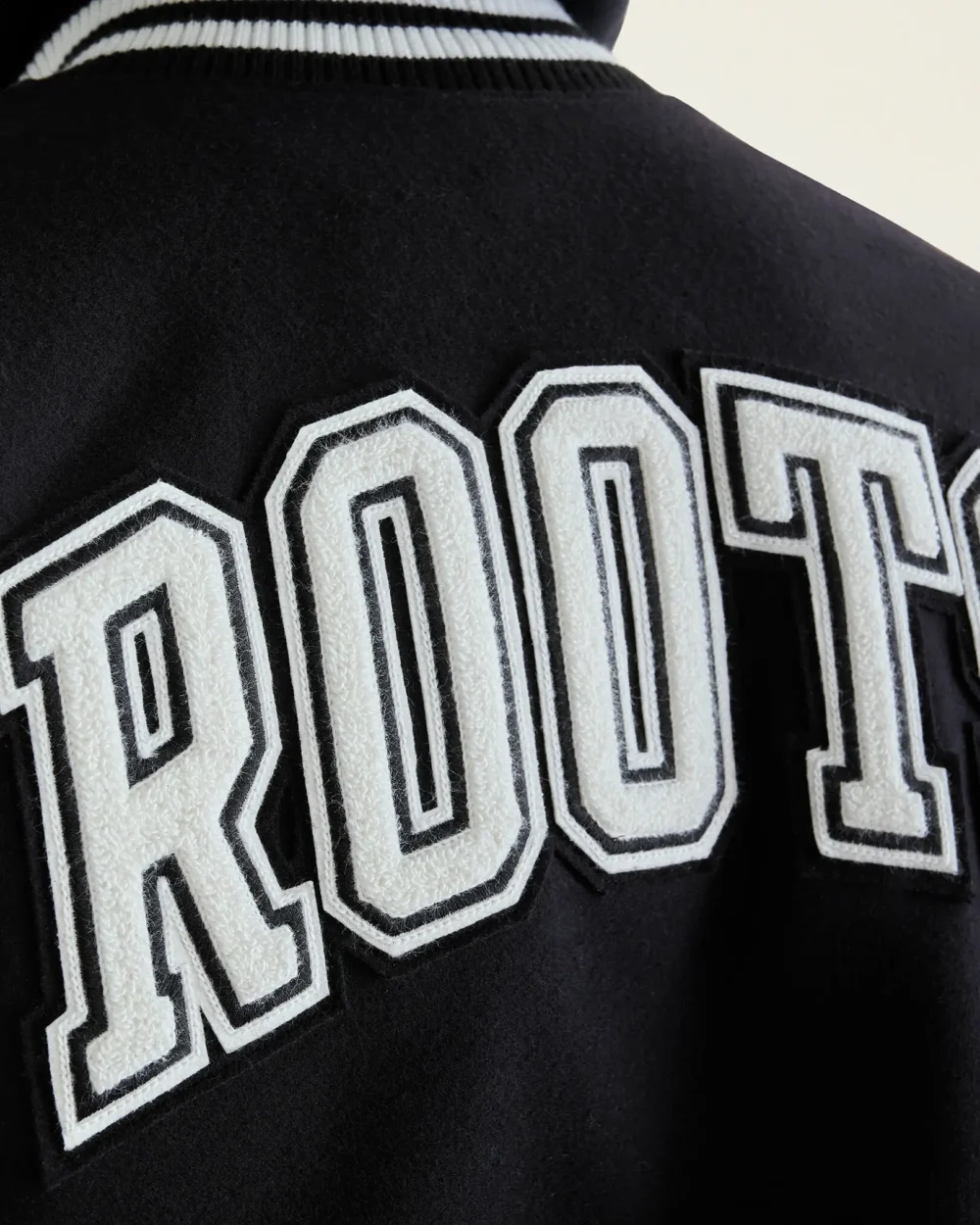 Roots Vintage Wool & Leather Varsity Jacket