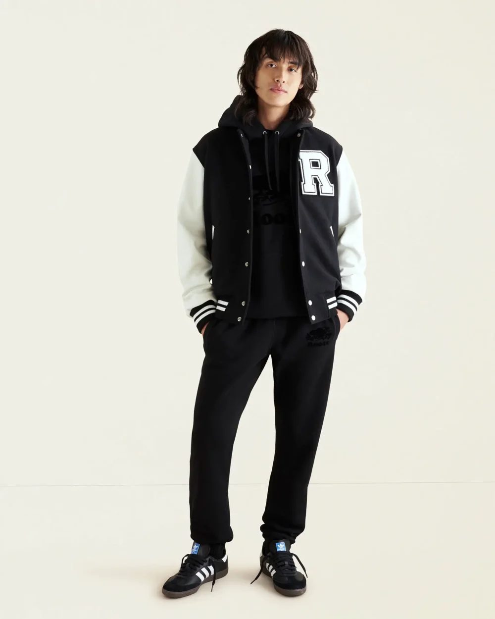 Roots Vintage Wool & Leather Varsity Jacket