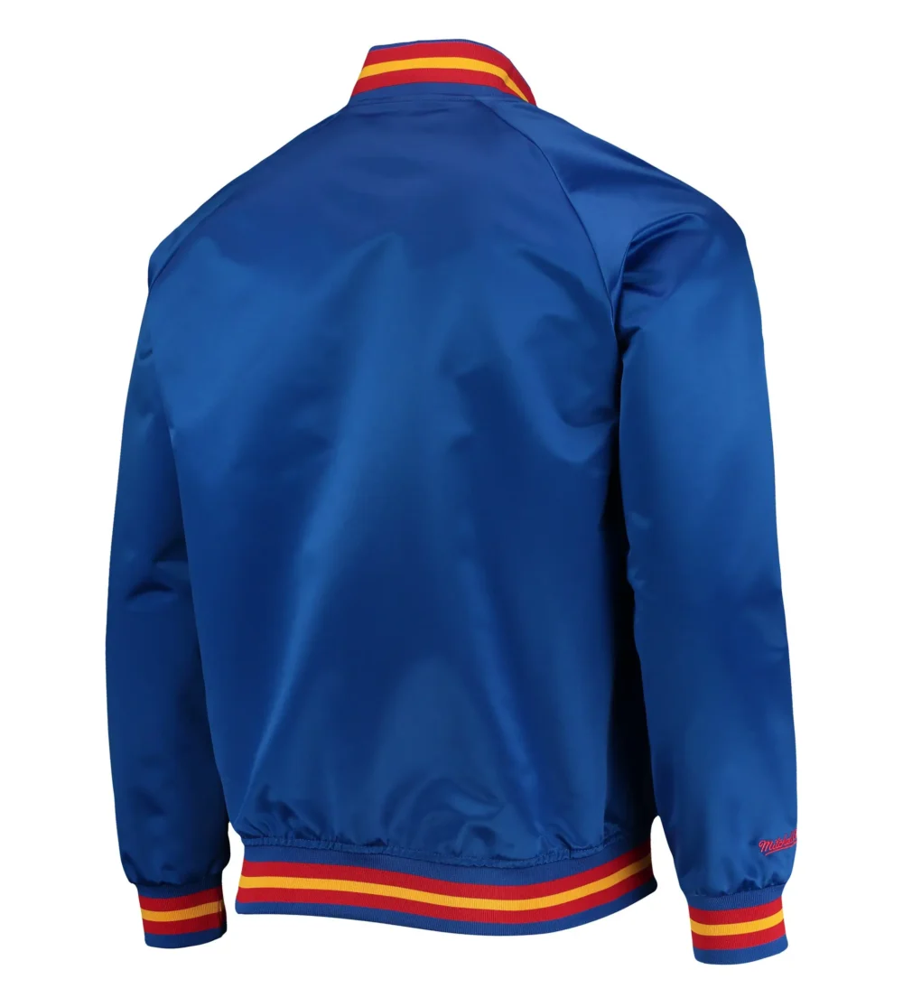 San Francisco Warriors Hardwood Classics Satin Jacket