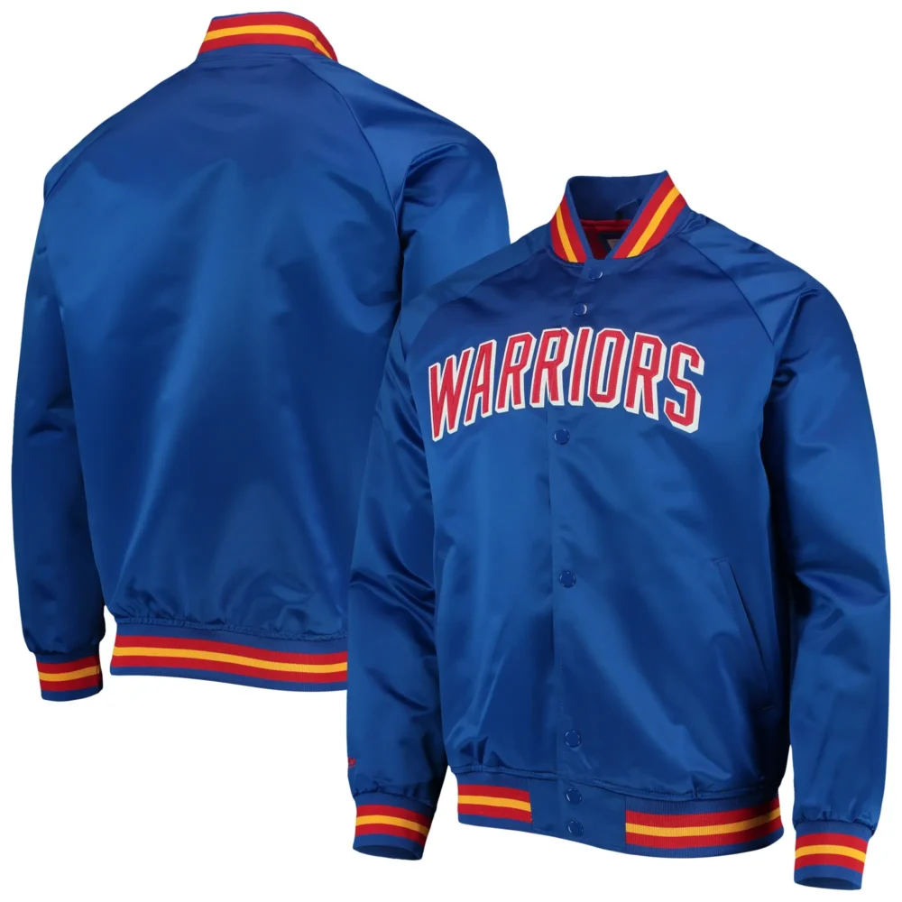 San Francisco Warriors Hardwood Classics Satin Jacket