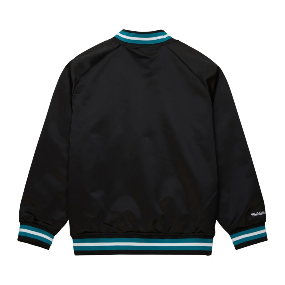 San Jose Sharks Current Logo Black Varsity Jacket