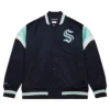 Seattle Kraken Black Varsity Jacket