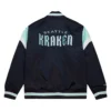 Seattle Kraken Black Varsity Jacket