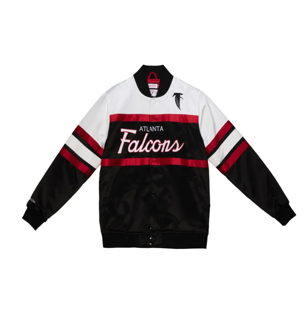 Script Heavyweight Satin Jacket Atlanta Falcons