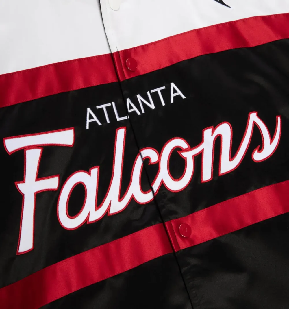 Script Heavyweight Satin Jacket Atlanta Falcons