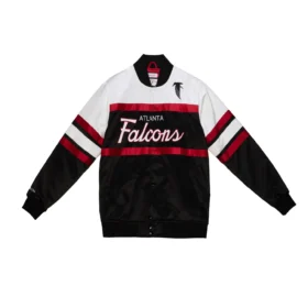 Script Heavyweight Satin Jacket Atlanta Falcons