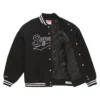 Supreme X Mitchell & Ness Doughboy Twill Black Varsity Jacket