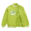 Supreme Mitchell & Ness Doughboy Twill Green Varsity Jacket