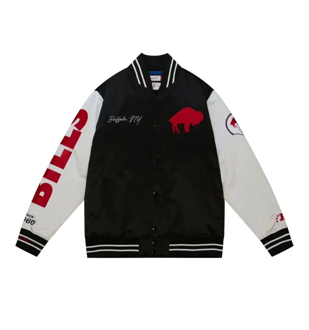 Team Origins Varsity Satin Jacket Buffalo Bills