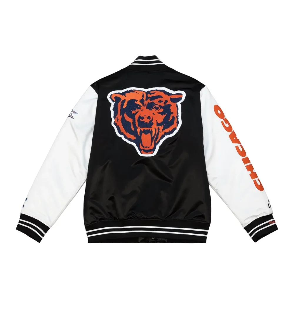 Women’s Lightweight Satin Jacket Chicago Bears