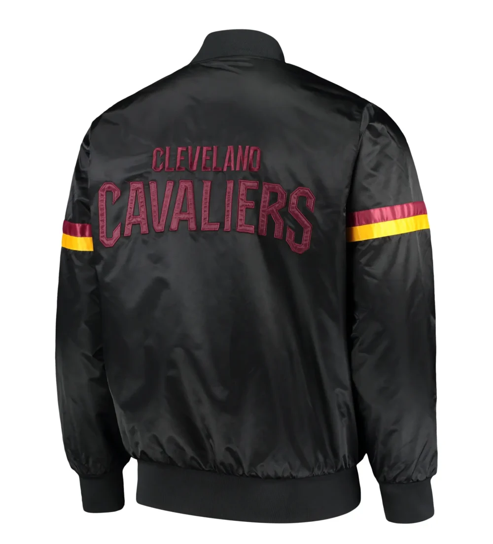 The Champ Starter Cleveland Cavaliers Satin Varsity Jacket