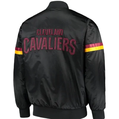 The Champ Starter Cleveland Cavaliers Satin Varsity Jacket