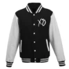 The Weeknd XO Black & White Varsity Jacket