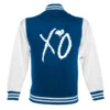 The Weeknd XO Royal Wool Varsity Jacket