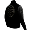 Toronto Raptors Pro Standard Black & Gold Varsity Jacket