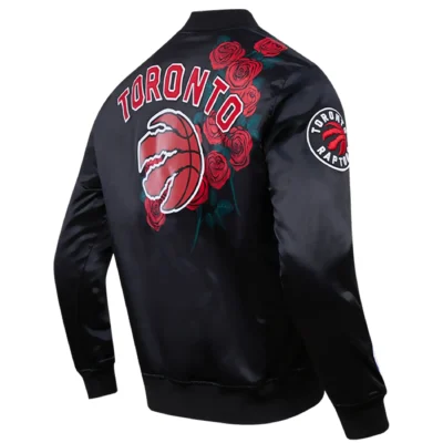 Toronto Raptors Pro Standard Roses Satin Varsity Jacket