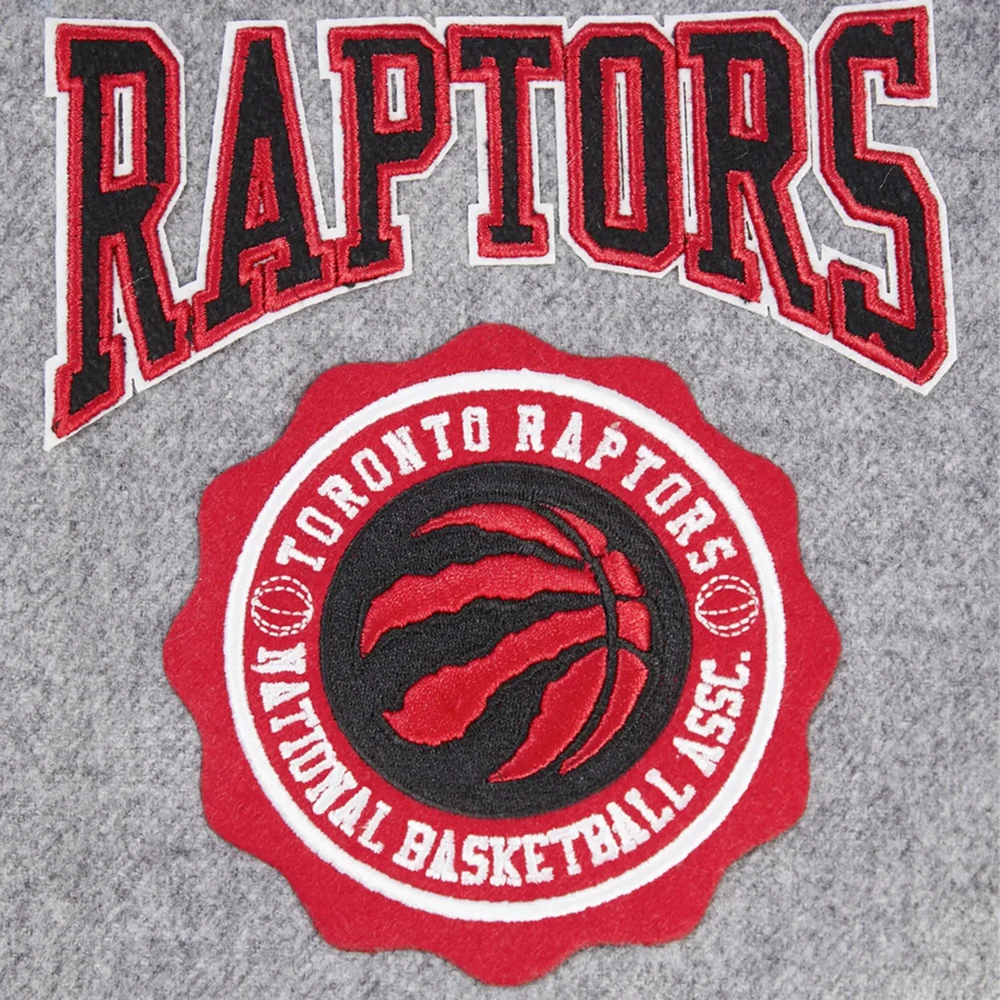 Toronto Raptors Pro Standard Crest Emblem Wool Varsity Jacket