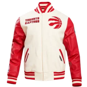 Toronto Raptors Retro Classic Wool & Leather Varsity Jacket