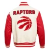 Toronto Raptors Retro Classic Wool & Leather Varsity Jacket