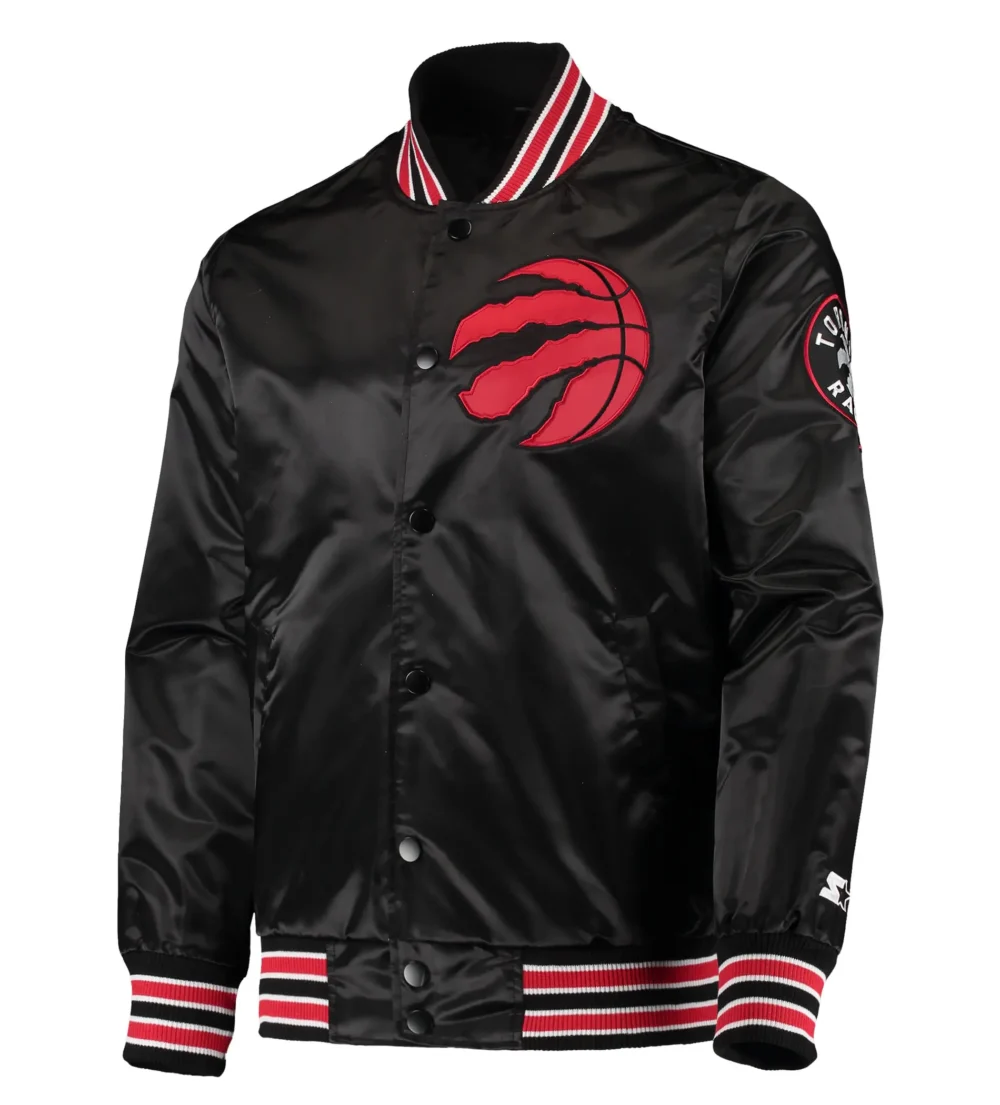 Toronto Raptors Starter The Diamond Classic Satin Varsity Jacket