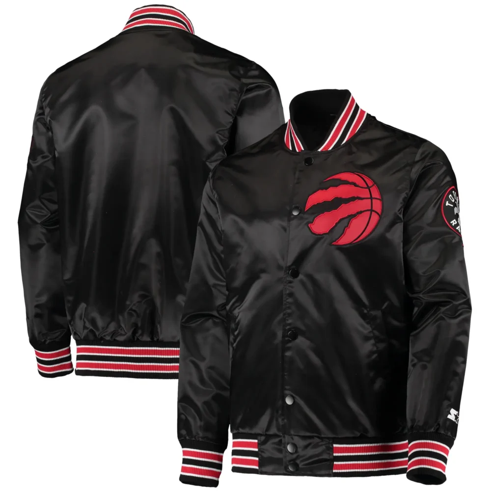 Toronto Raptors Starter The Diamond Classic Satin Varsity Jacket