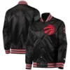 Toronto Raptors Starter The Diamond Classic Satin Varsity Jacket