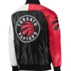 Toronto Raptors Starter Tricolor Remix Raglan Varsity Jacket