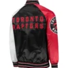 Toronto Raptors Starter Reliever Raglan Satin Varsity Jacket