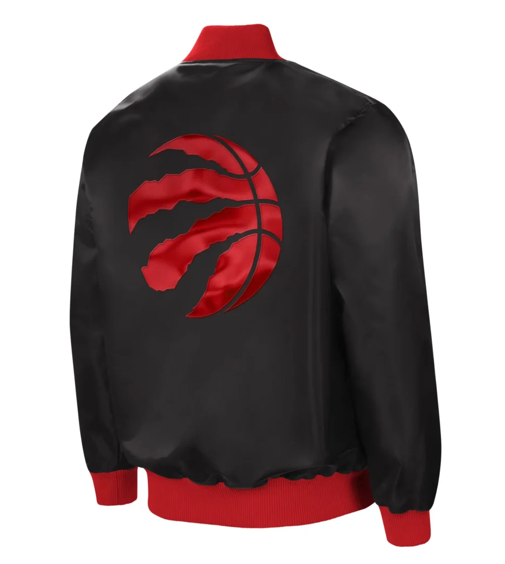 Toronto Raptors Starter The Ambassador Satin Varsity Jacket