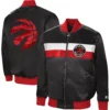 Toronto Raptors Starter The Ambassador Satin Varsity Jacket