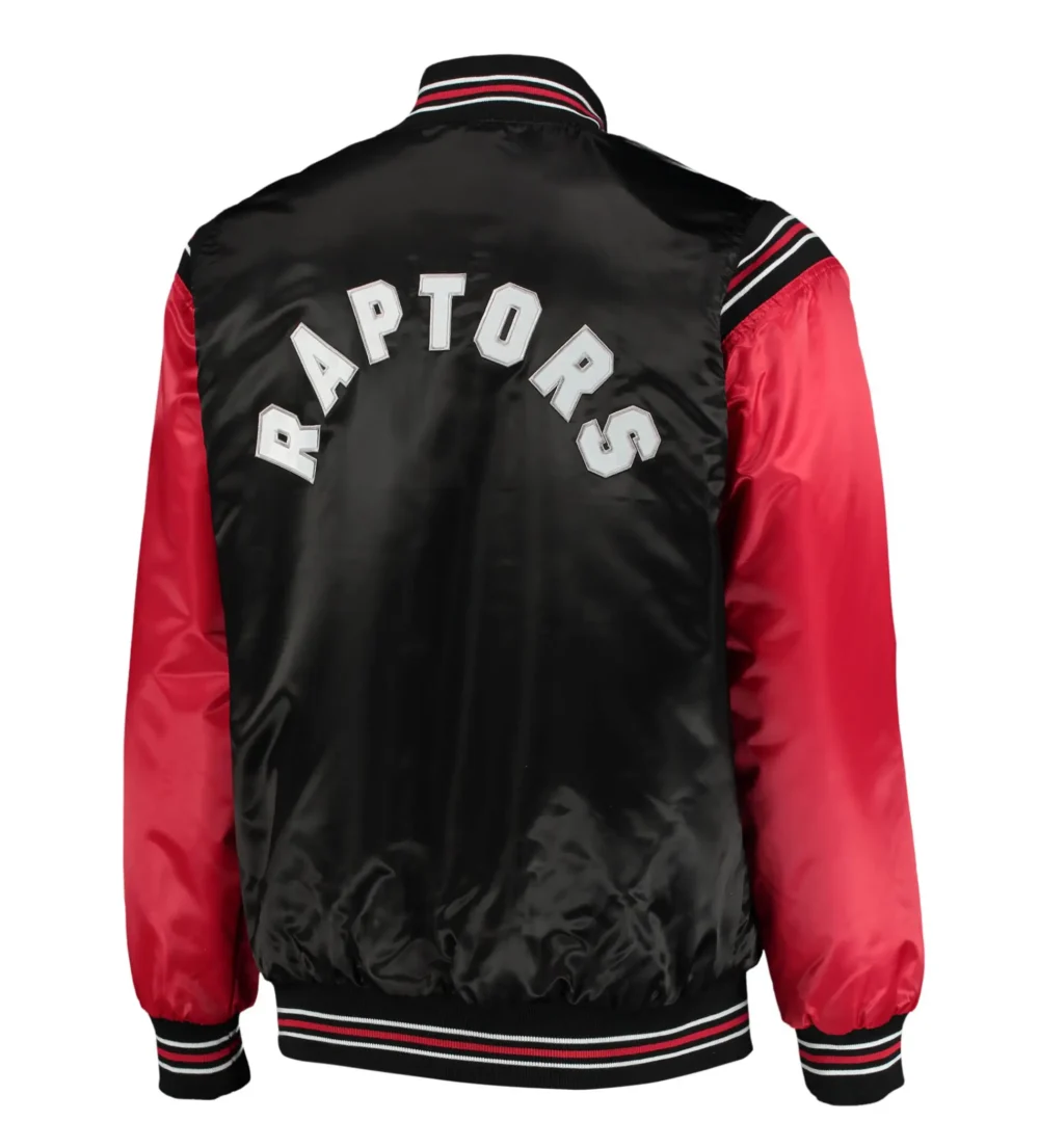 Toronto Raptors Starter The Enforcer Satin Varsity Jacket