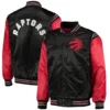 Toronto Raptors Starter The Enforcer Satin Varsity Jacket