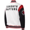 Toronto Raptors Starter Warmup Pitch Satin Varsity Jacket