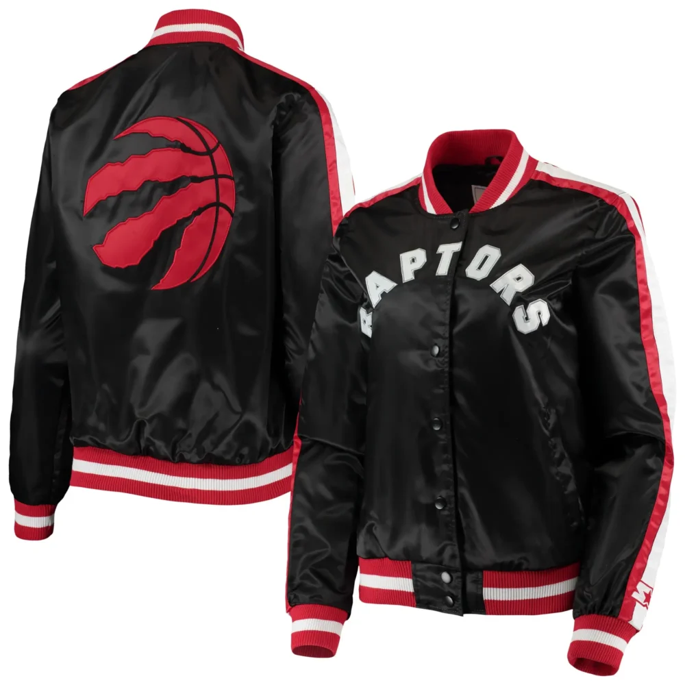 Toronto Raptors Starter Women’s Competition Satin Varsity Jacket