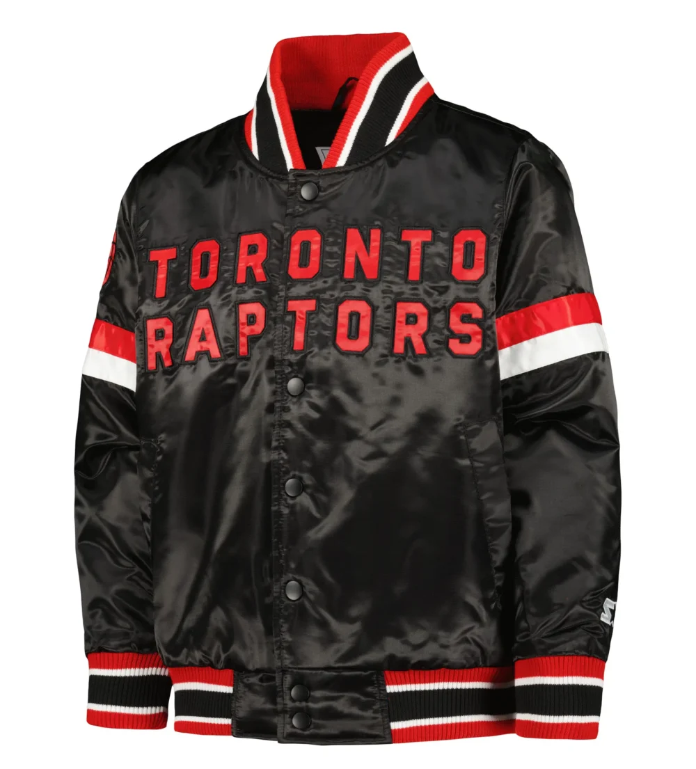 Toronto Raptors Starter Youth Home Game Satin Varsity Jacket