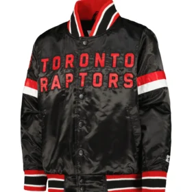 Toronto Raptors Starter Youth Home Game Satin Varsity Jacket