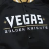 Vegas Golden Knights Current Logo Black Varsity Jacket