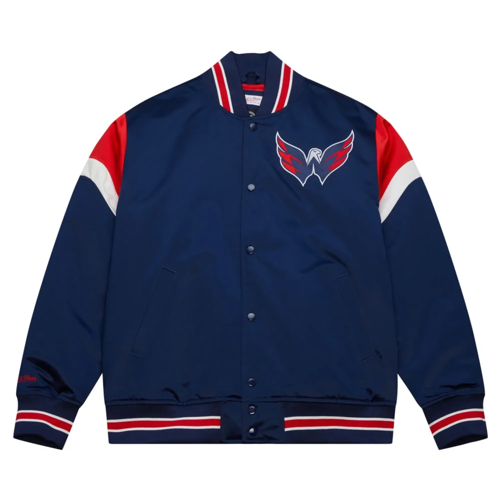 Washington Capitals Blue Varsity Jacket