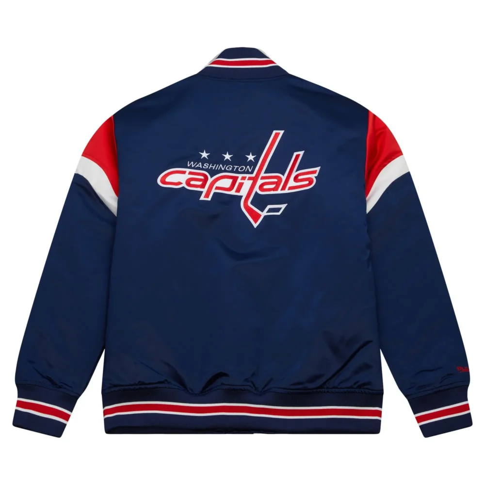 Washington Capitals Blue Varsity Jacket