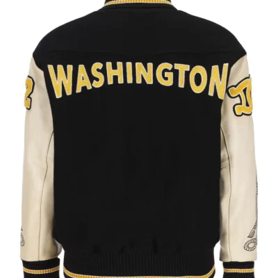 Washington Dee Cee logo Embroidered Varsity Jacket