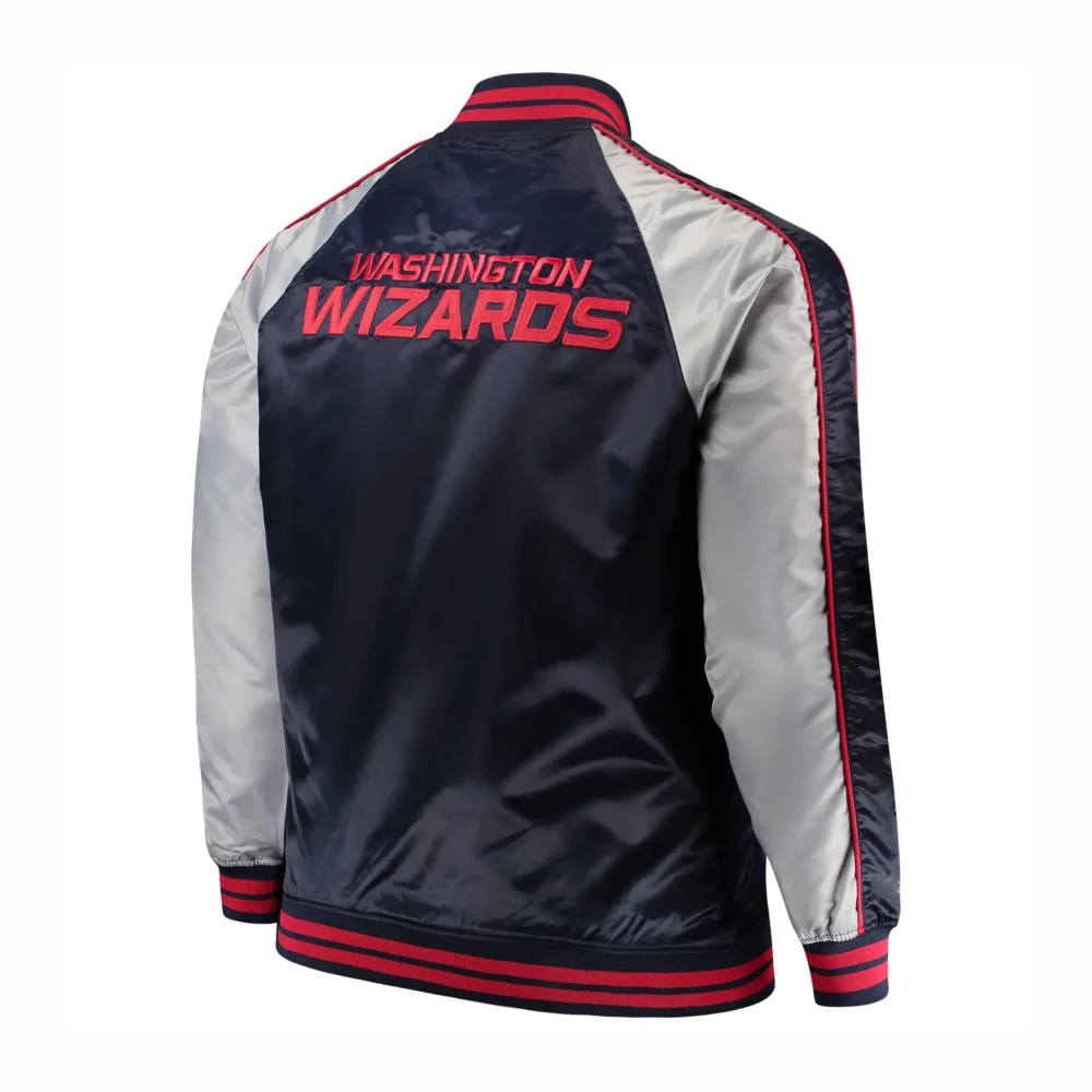 Washington Wizards Lightweight Satin Varsity Jacket