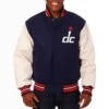 Washington Wizards Navy and White Varsity Jacket