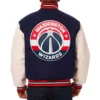 Washington Wizards Navy and White Varsity Jacket