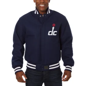 Washington Wizards Wool Navy Varsity Jacket