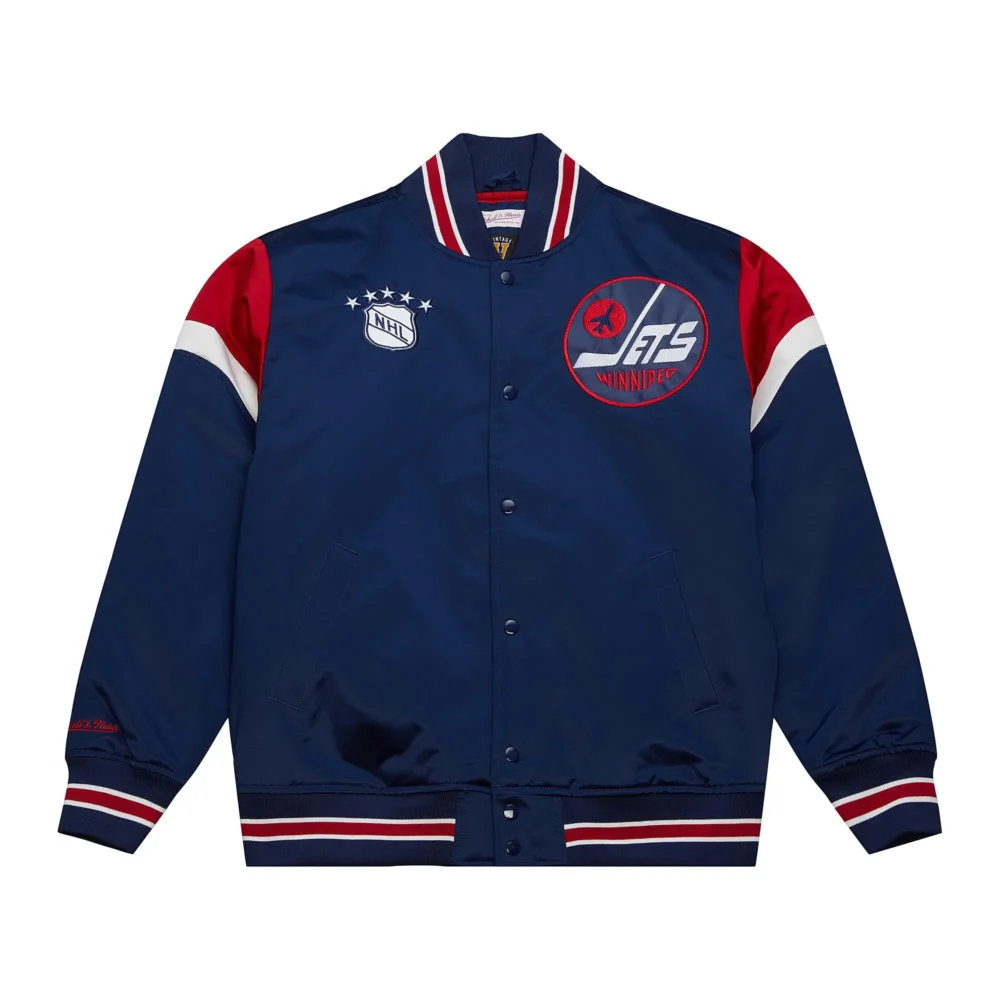 Winnipeg Jets Blue Varsity Jacket