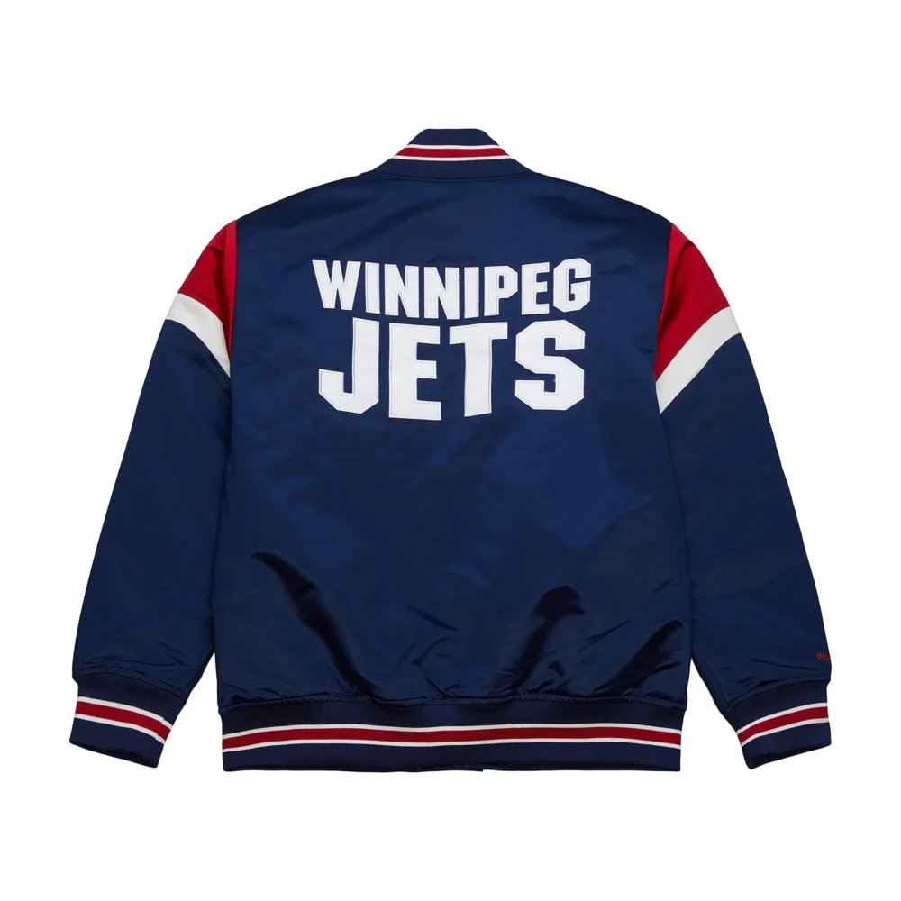 Winnipeg Jets Blue Varsity Jacket