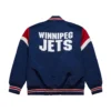 Winnipeg Jets Blue Varsity Jacket