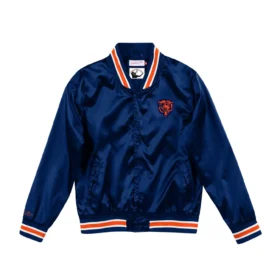 Women’s Lightweight Satin Jacket Chicago Bears